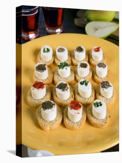 Italian Starters with Cheese and Pot Herbs, Italy, Europe-Tondini Nico-Premier Image Canvas