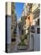 Italy, Apulia, Foggia, Vieste. A picturesque alley in Vieste old town.-Julie Eggers-Premier Image Canvas