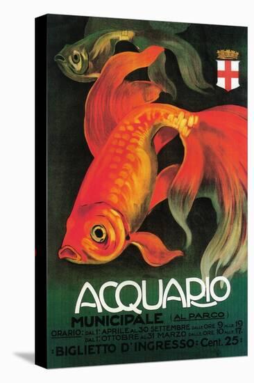 Italy - Aquarium & Municipal Park Promotional Poster-Lantern Press-Stretched Canvas