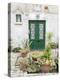 Italy, Basilicata, Matera. Plants adorn the outside walls of the Sassi houses.-Julie Eggers-Premier Image Canvas