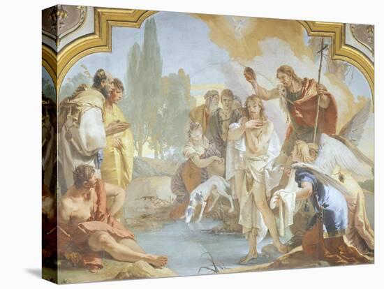 Italy, Bergamo, Colleoni Chapel, Lunette Showing Baptism of Christ-Giambattista Tiepolo-Premier Image Canvas