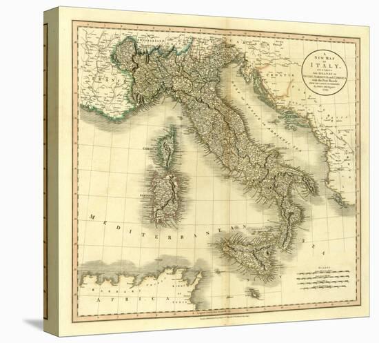 Italy, c.1799-John Cary-Stretched Canvas