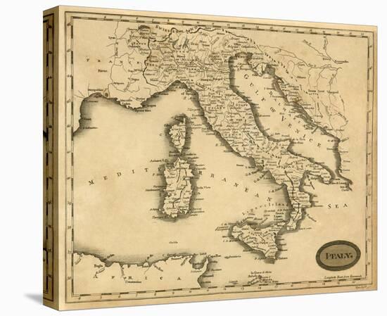 Italy, c.1812-Aaron Arrowsmith-Stretched Canvas