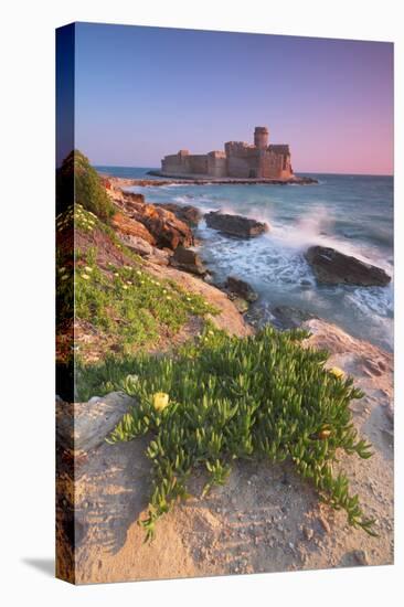 Italy, Calabria, Crotone, Sunset at Le Castella-Alfonso Morabito-Premier Image Canvas