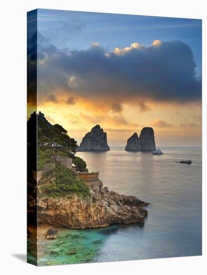 Italy, Campania, Napoli District, Capri, Faraglioni-Francesco Iacobelli-Premier Image Canvas