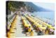 Italy Cinque Terre Monterosso - Sunbathers on the Beach-null-Premier Image Canvas