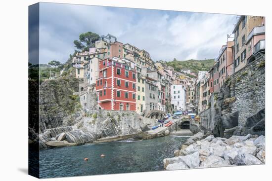 Italy, Cinque Terre, Riomaggiore-Rob Tilley-Premier Image Canvas