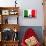 Italy Flag And Silhouettes-bioraven-Stretched Canvas displayed on a wall
