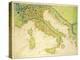 Italy, from an Atlas of the World in 33 Maps, Venice, 1st September 1553-Battista Agnese-Premier Image Canvas