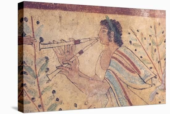 Italy, Latium Region, Viterbo Province, Tarquinia Etruscan Necropolises Detail-null-Premier Image Canvas