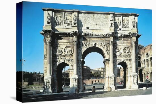 Italy, Lazio Region, Rome, Roman Forum, Arch of Constantine-null-Premier Image Canvas