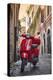 Italy, Lazio, Rome, Trastevere, Red Vespa-Jane Sweeney-Premier Image Canvas