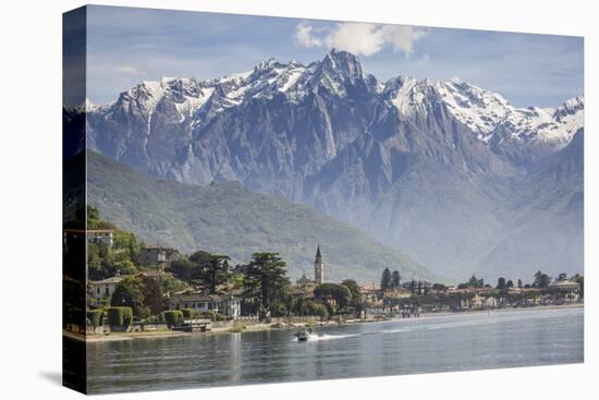 Italy, Lombardy, Lake Como, Northern Branch of Lake Como and the Town of Gravedona-ClickAlps-Premier Image Canvas