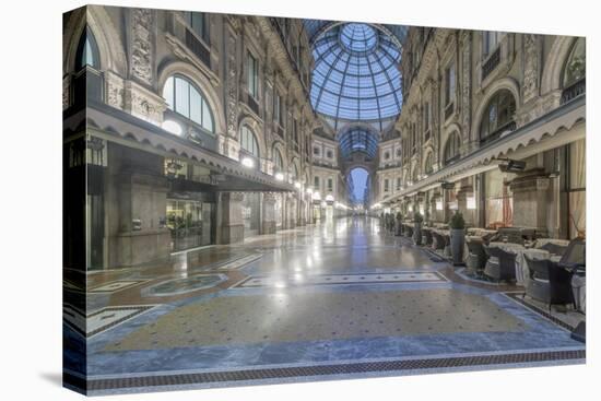 Italy, Milan, Galleria Vittorio Emanuele II at Dawn-Rob Tilley-Premier Image Canvas
