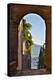 Italy, Pienza, Doorway to Tuscany-Hollice Looney-Premier Image Canvas
