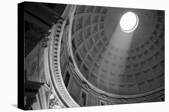 Italy, Rome, Pantheon interior with shaft of light.-Merrill Images-Premier Image Canvas