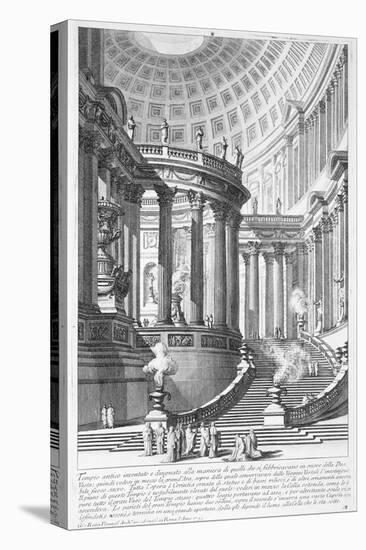 Italy, Rome, Temple of Vestal Virgins, Etching-Giovanni Battista Piranesi-Premier Image Canvas