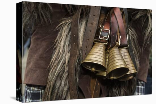 Italy, Sardinia, Mamoiada. Close-Up of the Metal Bells on a Traditional Pagan Mamuthone Costume-Alida Latham-Premier Image Canvas