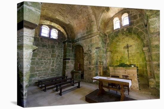 Italy, Sardinia, Oristano. the Apse and Pews of the Church of San Giovanni-Alida Latham-Premier Image Canvas