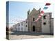 Italy, Sardinia, Pozzomaggiore, Chiesa Madonna Della Salute, Pendant Garlands-Brigitte Protzel-Premier Image Canvas