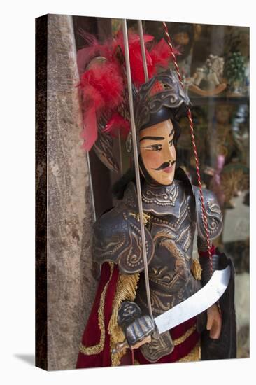 Italy, Sicily, Taormina, knight marionette puppet.-Merrill Images-Premier Image Canvas