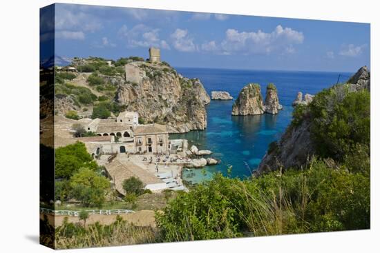 Italy, Sicily, Tonnara Di Scopello, Tuna Bay-Udo Bernhart-Premier Image Canvas