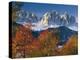 Italy, South Tirol, Villnš§tal, the Dolomites, Geislerspitzen, Trees, Autumn-Thonig-Premier Image Canvas