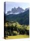 Italy, South Tyrol, Villn?Tal, St. Jakob, Mountains, 'Geislerspitzen'-Thonig-Premier Image Canvas