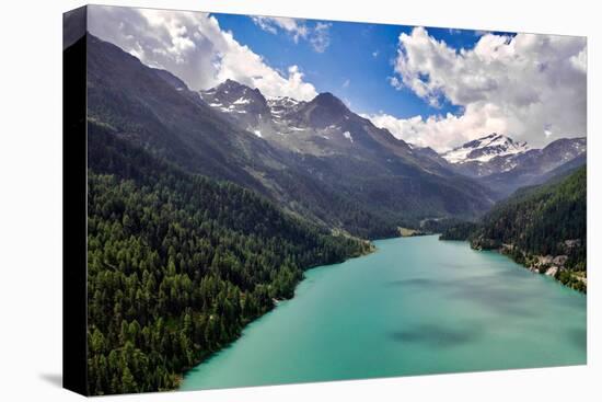 Italy, Stelvio National Park, Val Martello (Martello Valley) artificial lake-Michele Molinari-Premier Image Canvas