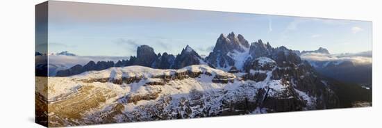 Italy, Trentino-Alto Adige, South Tyrol, Bolzano District, Alta Pusteria, Hochpustertal, Dolomiti D-Peter Adams-Premier Image Canvas