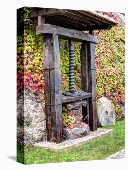 Italy, Tuscany. an Olive Oil Press on Display at a Winery in Tuscany-Julie Eggers-Premier Image Canvas