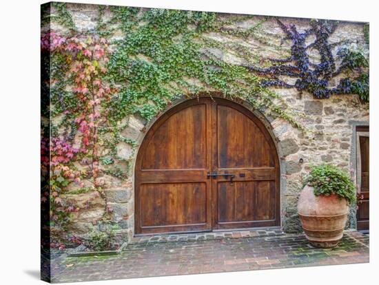 Italy, Tuscany, Chianti Region. This Is the Castello D'Albola Estate-Julie Eggers-Premier Image Canvas