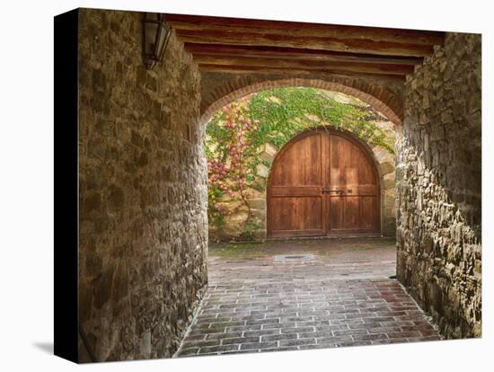 Italy, Tuscany, Chianti Region. This Is the Castello D'Albola Estate-Julie Eggers-Premier Image Canvas