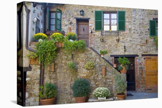 Italy, Tuscany, Courtyard-John Ford-Premier Image Canvas