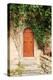 Italy, Tuscany, Greve in Chianti. Chianti vineyards. Stone farm house entrance door.-Emily Wilson-Premier Image Canvas