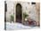 Italy, Tuscany, Pienza. Bicycles Parked Along the Streets of Pienza-Julie Eggers-Premier Image Canvas