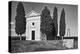 Italy, Tuscany. Vitaleta Chapel in the Val d'Orcia-Dennis Flaherty-Premier Image Canvas