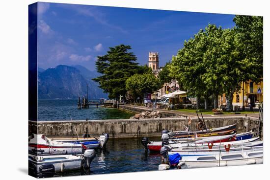 Italy, Veneto, Lake Garda, Torri Del Benaco, District Pai, Townscape-Udo Siebig-Premier Image Canvas