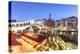 Italy, Veneto, Venice. Rialto Bridge at Dusk, High Angle View-Matteo Colombo-Premier Image Canvas