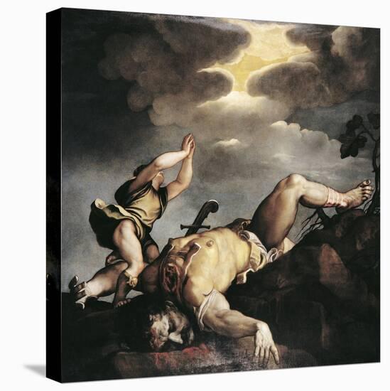 Italy, Venice, Church of Santa Maria Della Salute, David and Goliath, 1542-1544-Titian (Tiziano Vecelli)-Premier Image Canvas