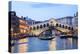 Italy, Venice. Grand Canal and Rialto Bridge-Matteo Colombo-Premier Image Canvas