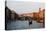 Italy, Venice, Grand Canal with View of Rialto Bridge.-Terry Eggers-Premier Image Canvas