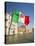 Italy, Venice, Italian flag with Naval ensign flying above Grand Canal.-Merrill Images-Premier Image Canvas