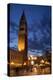 Italy, Venice. the Bell Tower of St. Mark's at Dusk-Brenda Tharp-Premier Image Canvas