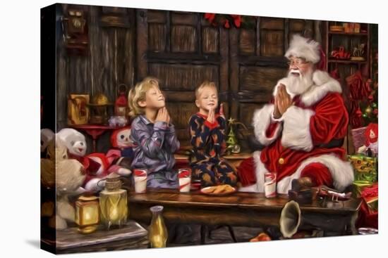 Ivey Boys Prayer-Santa’s Workshop-Premier Image Canvas