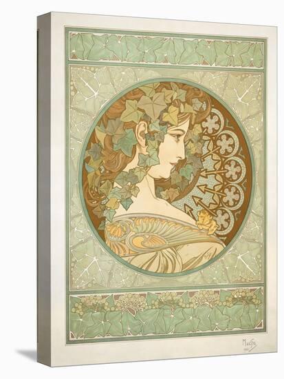 Ivy, 1901-Alphonse Mucha-Premier Image Canvas