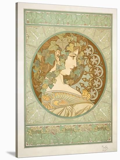 Ivy, 1901-Alphonse Mucha-Premier Image Canvas