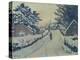 Ivy Cottage, Coldharbour: Sun and Snow-Lucien Pissarro-Premier Image Canvas