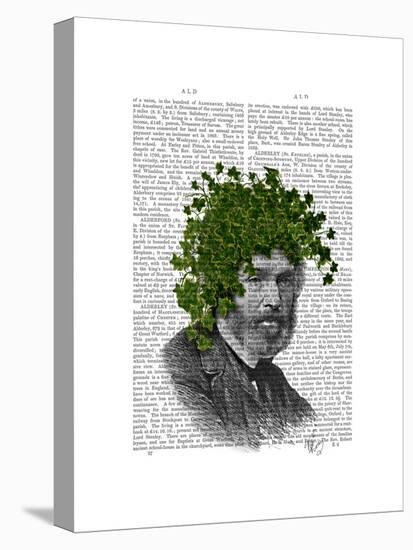 Ivy Head Plant Head-Fab Funky-Stretched Canvas