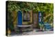 Ivy Surrounded House Front Door with Table and Chairs in Provence, France-Stefano Politi Markovina-Premier Image Canvas